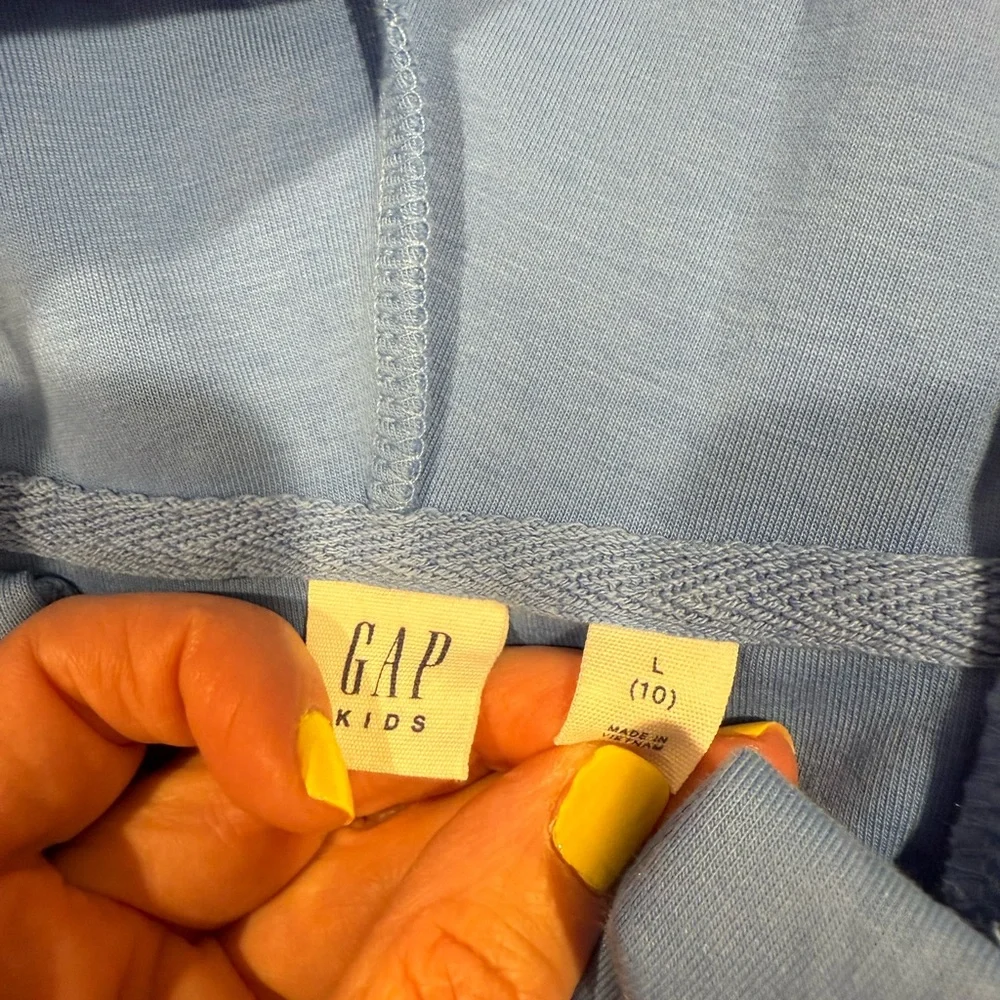 GAP Kids Light Blue hooded sweatshirt‎